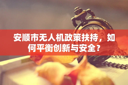 安顺市无人机政策扶持，如何平衡创新与安全？