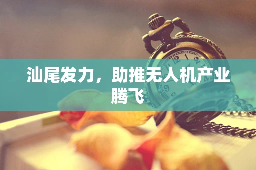 汕尾发力，助推无人机产业腾飞