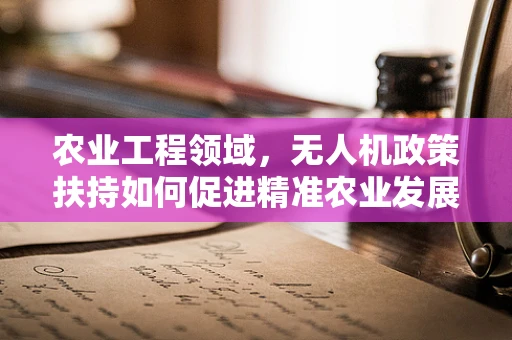 农业工程领域，无人机政策扶持如何促进精准农业发展？