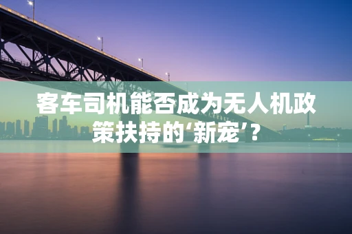 客车司机能否成为无人机政策扶持的‘新宠’？
