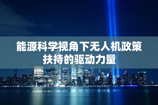 能源科学视角下无人机政策扶持的驱动力量