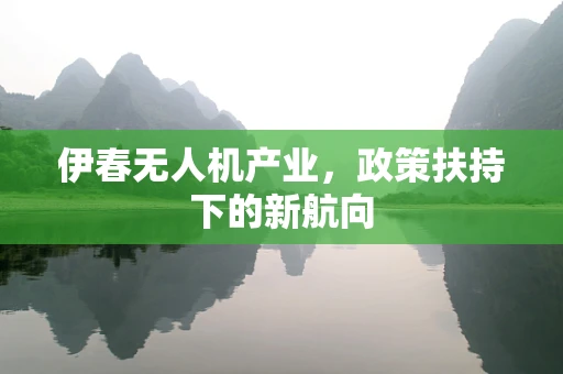 伊春无人机产业，政策扶持下的新航向