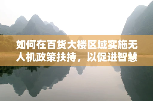 如何在百货大楼区域实施无人机政策扶持，以促进智慧城市发展？