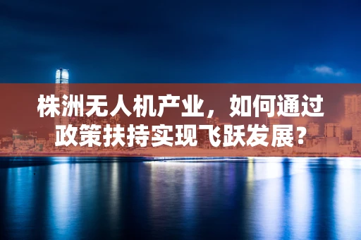 株洲无人机产业，如何通过政策扶持实现飞跃发展？