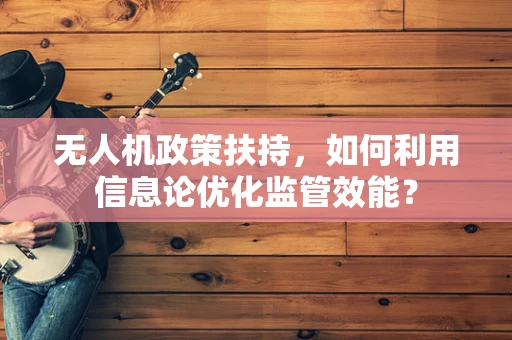 无人机政策扶持，如何利用信息论优化监管效能？