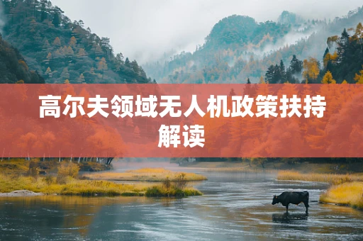 高尔夫领域无人机政策扶持解读