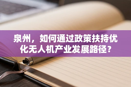 泉州，如何通过政策扶持优化无人机产业发展路径？
