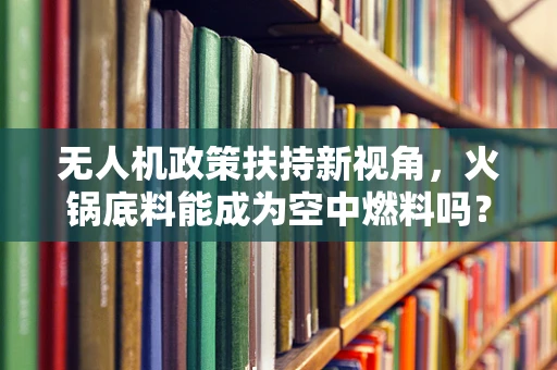 无人机政策扶持新视角，火锅底料能成为空中燃料吗？