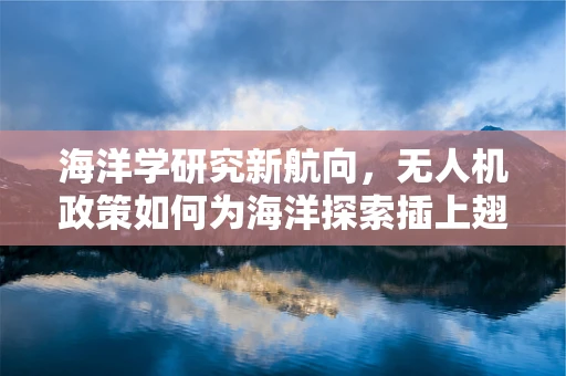 海洋学研究新航向，无人机政策如何为海洋探索插上翅膀？