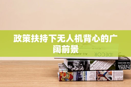 政策扶持下无人机背心的广阔前景
