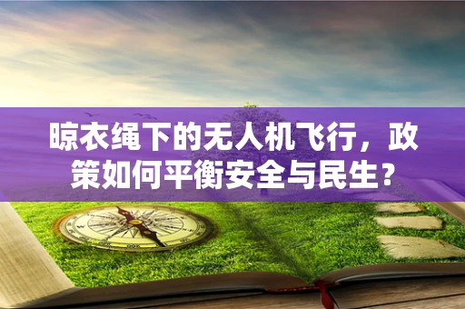 晾衣绳下的无人机飞行，政策如何平衡安全与民生？