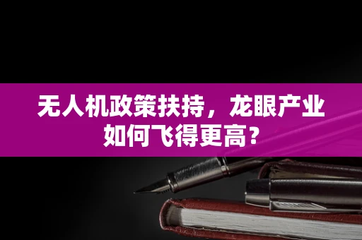 无人机政策扶持，龙眼产业如何飞得更高？