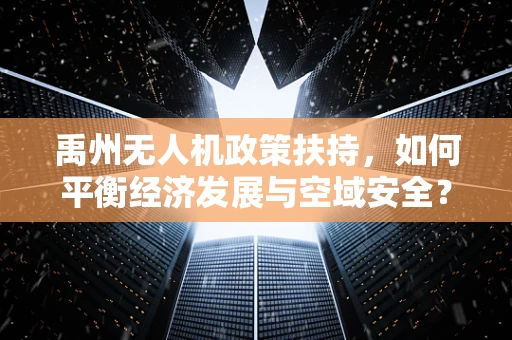 禹州无人机政策扶持，如何平衡经济发展与空域安全？