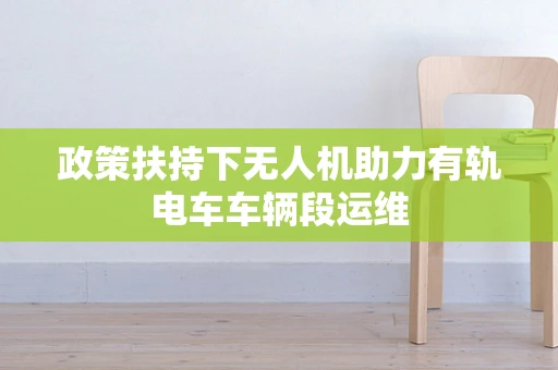 政策扶持下无人机助力有轨电车车辆段运维