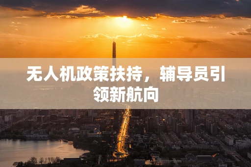 无人机政策扶持，辅导员引领新航向