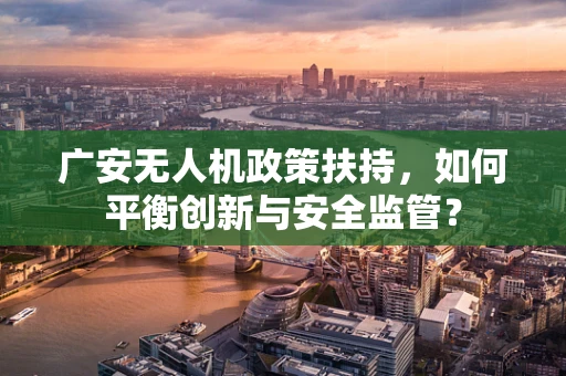 广安无人机政策扶持，如何平衡创新与安全监管？