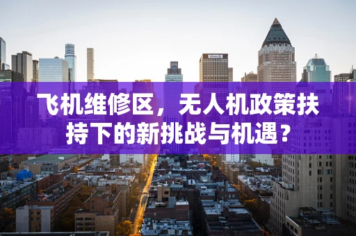 飞机维修区，无人机政策扶持下的新挑战与机遇？