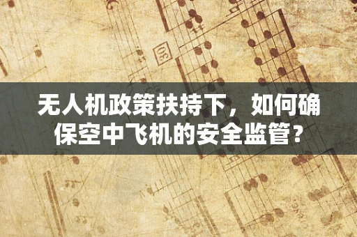 无人机政策扶持下，如何确保空中飞机的安全监管？