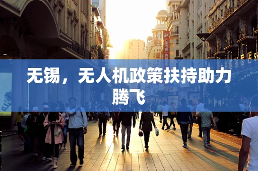 无锡，无人机政策扶持助力腾飞