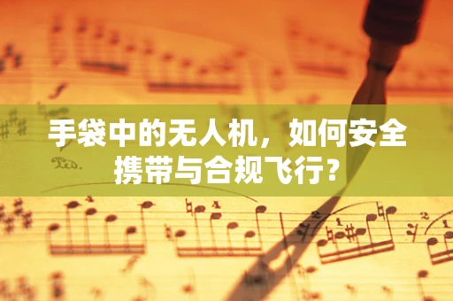 手袋中的无人机，如何安全携带与合规飞行？