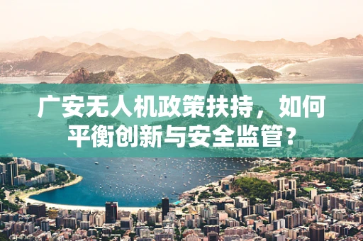 广安无人机政策扶持，如何平衡创新与安全监管？