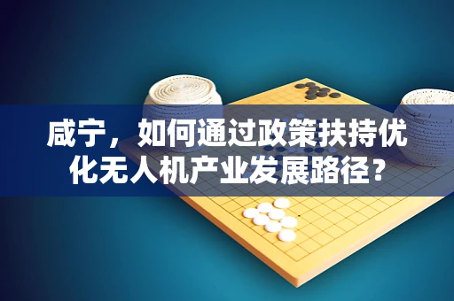 咸宁，如何通过政策扶持优化无人机产业发展路径？
