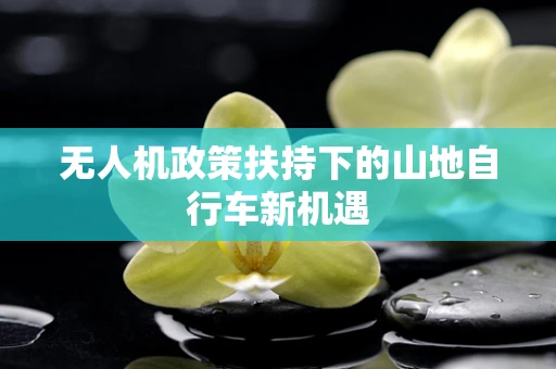 无人机政策扶持下的山地自行车新机遇