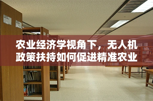 农业经济学视角下，无人机政策扶持如何促进精准农业发展？