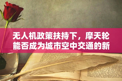 无人机政策扶持下，摩天轮能否成为城市空中交通的新亮点？
