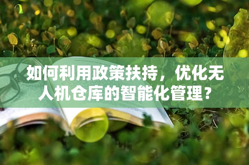 如何利用政策扶持，优化无人机仓库的智能化管理？