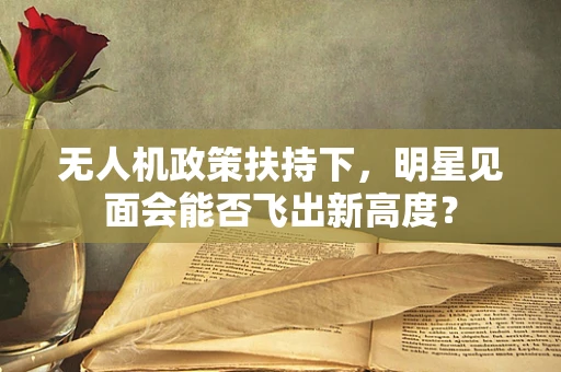 无人机政策扶持下，明星见面会能否飞出新高度？