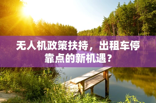 无人机政策扶持，出租车停靠点的新机遇？