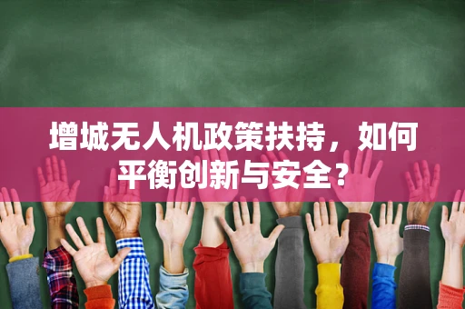 增城无人机政策扶持，如何平衡创新与安全？