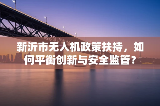 新沂市无人机政策扶持，如何平衡创新与安全监管？