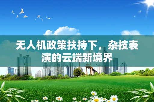 无人机政策扶持下，杂技表演的云端新境界