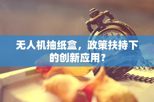 无人机抽纸盒，政策扶持下的创新应用？