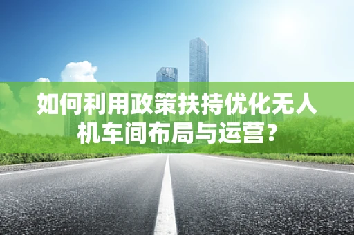如何利用政策扶持优化无人机车间布局与运营？