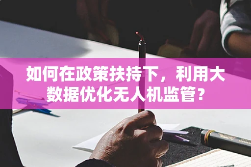 如何在政策扶持下，利用大数据优化无人机监管？