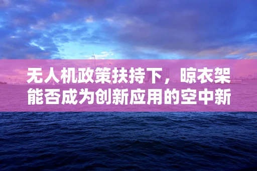 无人机政策扶持下，晾衣架能否成为创新应用的空中新秀？