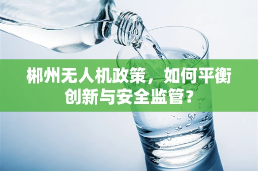 郴州无人机政策，如何平衡创新与安全监管？