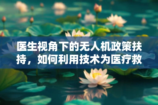医生视角下的无人机政策扶持，如何利用技术为医疗救援加速？