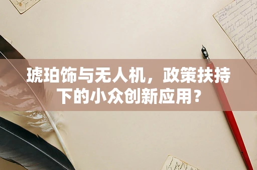 琥珀饰与无人机，政策扶持下的小众创新应用？
