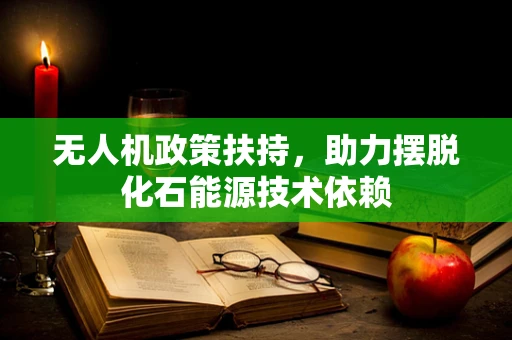 无人机政策扶持，助力摆脱化石能源技术依赖