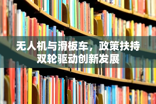 无人机与滑板车，政策扶持双轮驱动创新发展