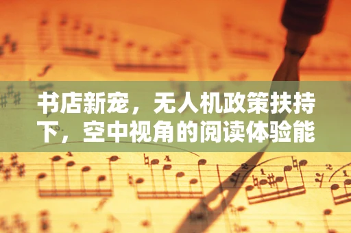 书店新宠，无人机政策扶持下，空中视角的阅读体验能否成为新风尚？