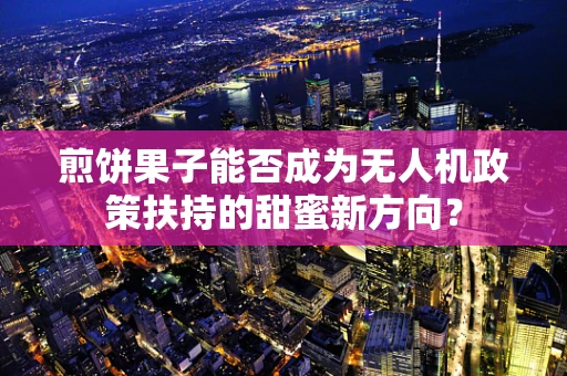 煎饼果子能否成为无人机政策扶持的甜蜜新方向？