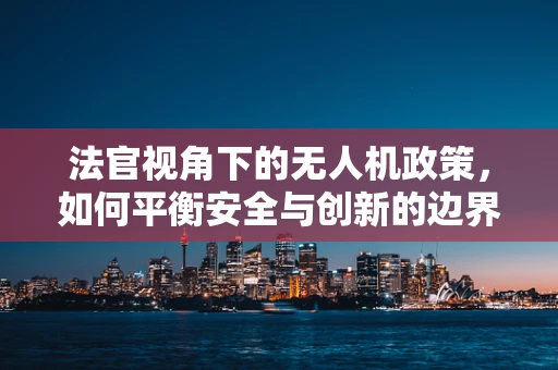 法官视角下的无人机政策，如何平衡安全与创新的边界？