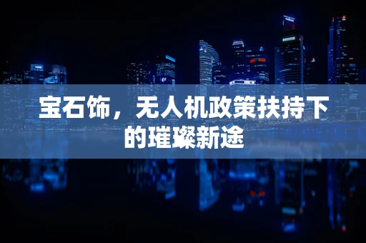 宝石饰，无人机政策扶持下的璀璨新途