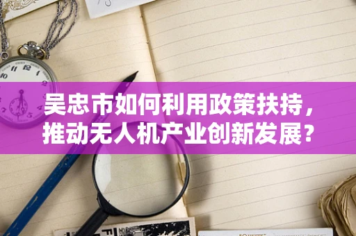 吴忠市如何利用政策扶持，推动无人机产业创新发展？