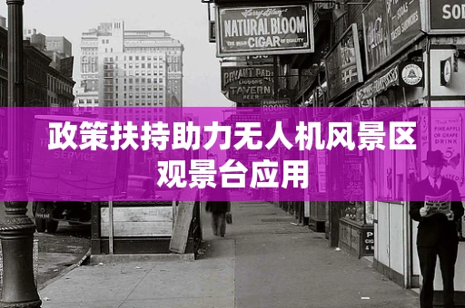 政策扶持助力无人机风景区观景台应用